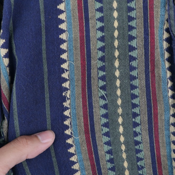 Vintage 90s Streetwear Geometric Print Shirt - Picture 8 of 8